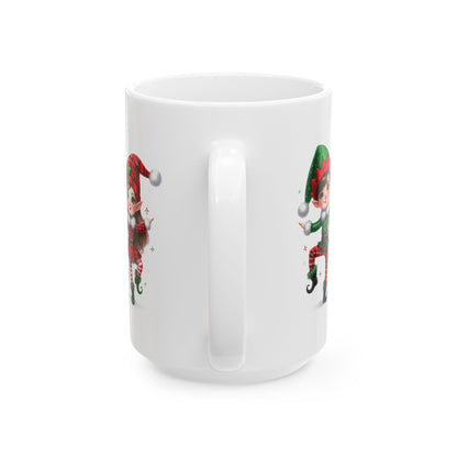 Cute Elf Squad - Winter Coffee Mug (11oz, 15oz)