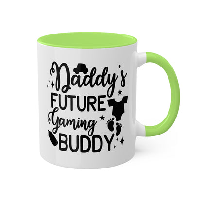 Daddy's Future Gaming Buddy - 11oz Colorful Fun Gift Mug