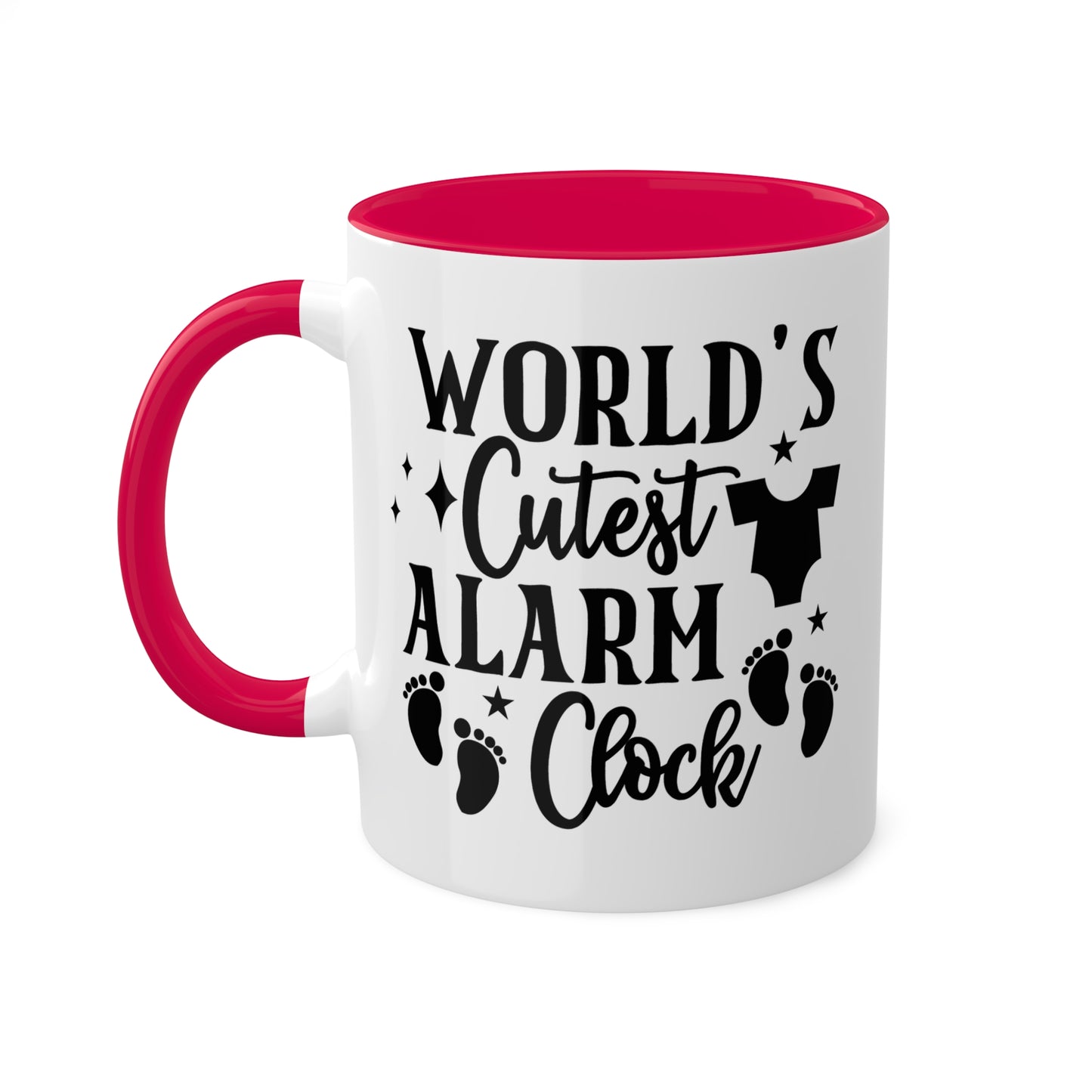 World's Cutest Alarm Clock - 11 oz Colorful Coffee Mug