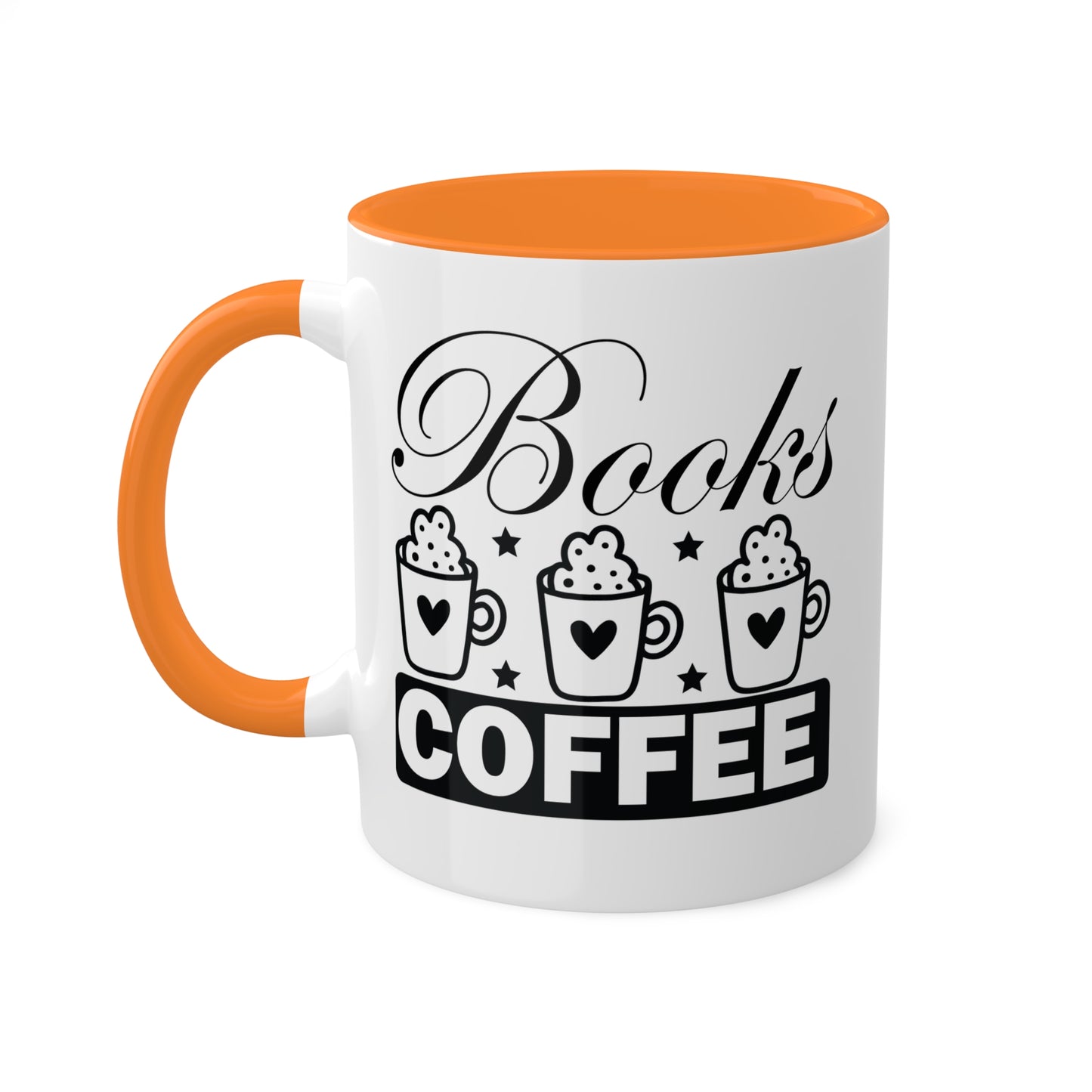 Books & Coffee Please - 11oz Colorful Mug