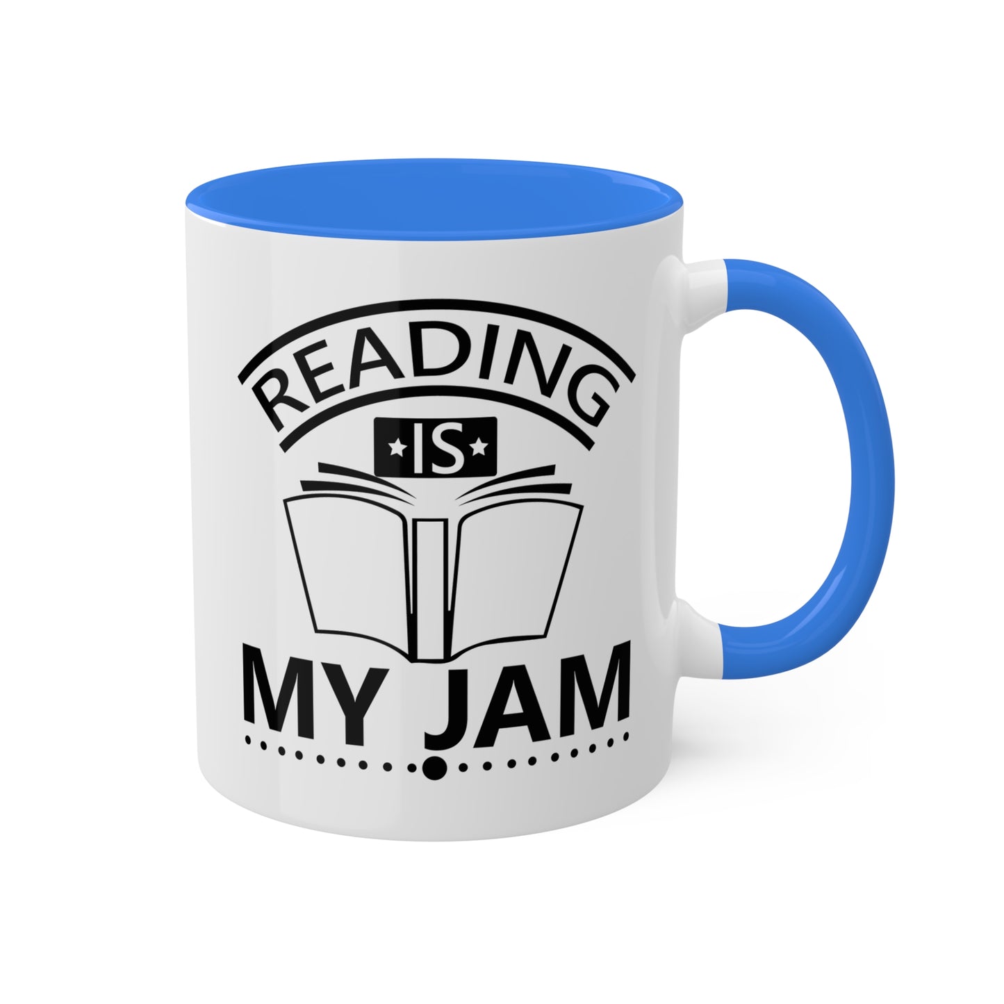 Reading Is My Jam - 11oz Colorful Mug