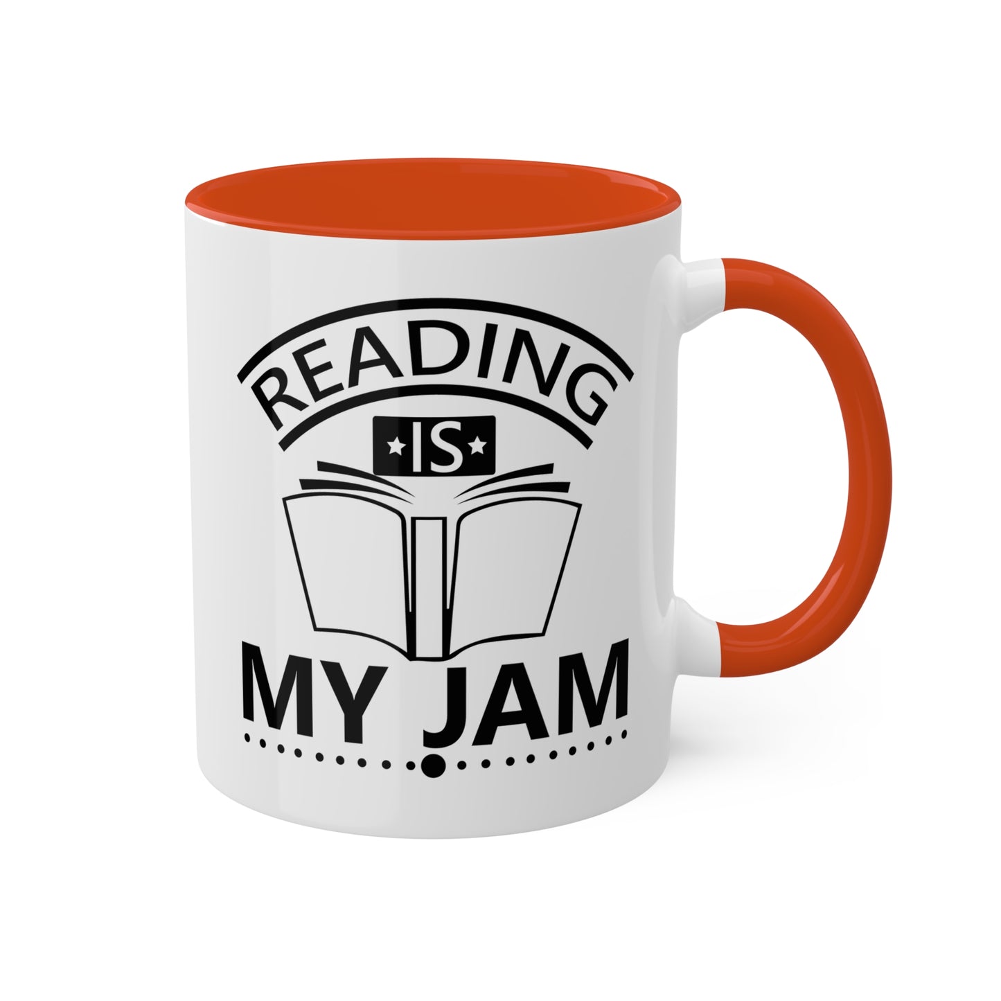 Reading Is My Jam - 11oz Colorful Mug