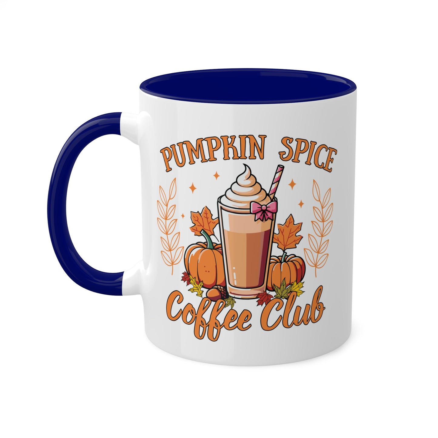 Pumpkin Spice Coffee Club - 11oz Colorful Fall Mug