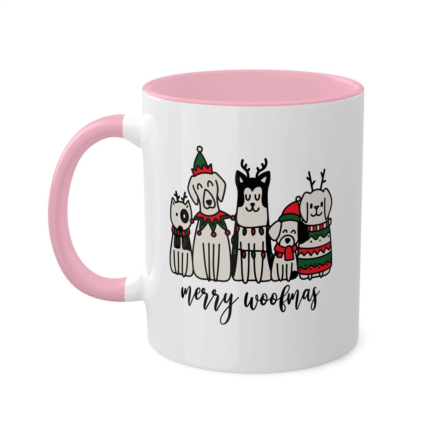 Merry Woofmas - 11 oz Christmas Dogs Gift Mug