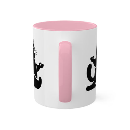 Peaceful Yoga Cat - 11oz Colorful & Fun Mug