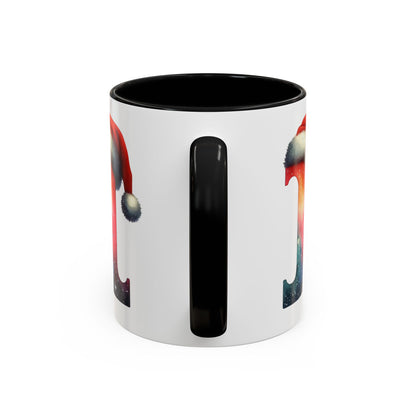 "I" Christmas Alphabet Letter - Holiday Gift Mug (11, 15oz)