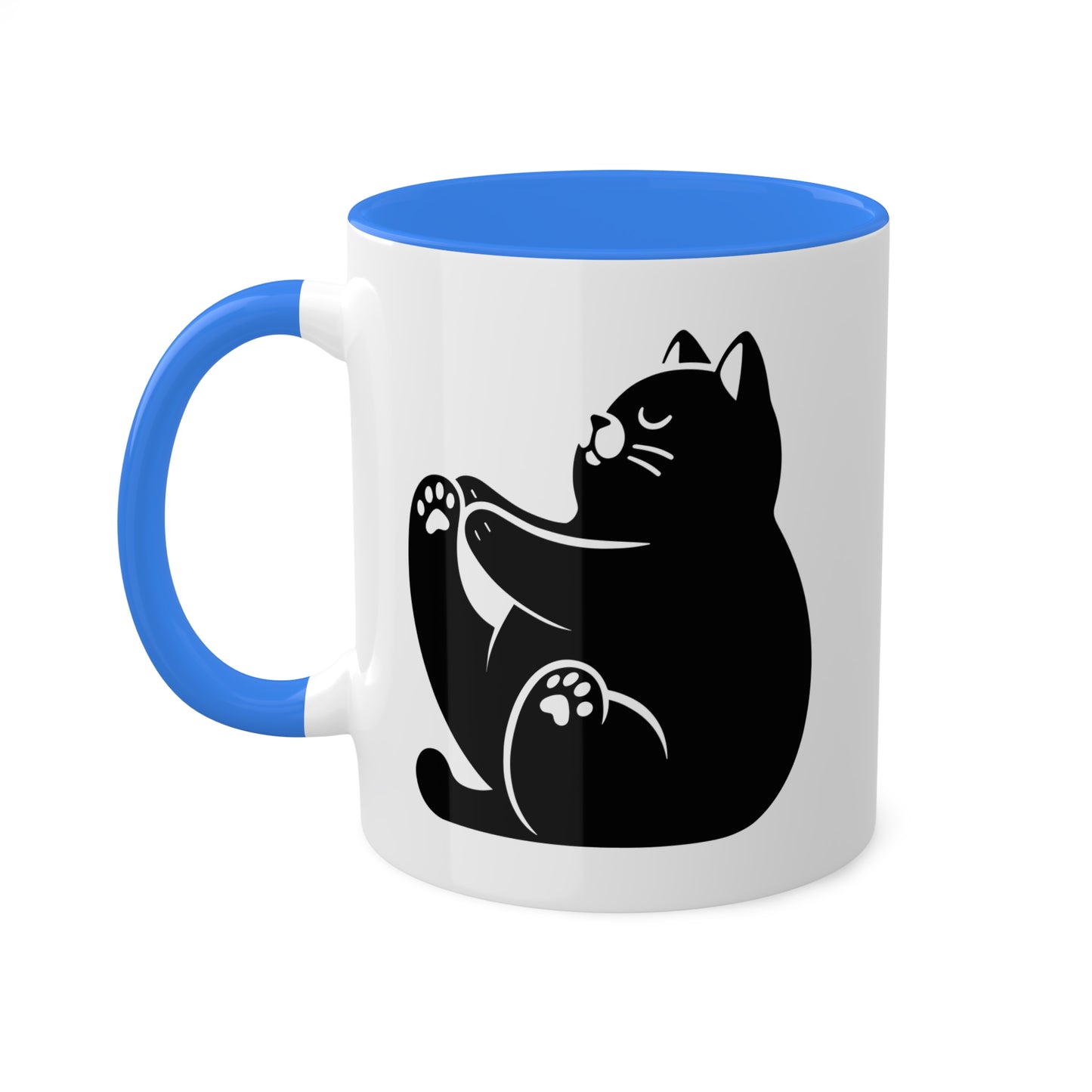 Peaceful Yoga Cat - 11oz Coffee Mug