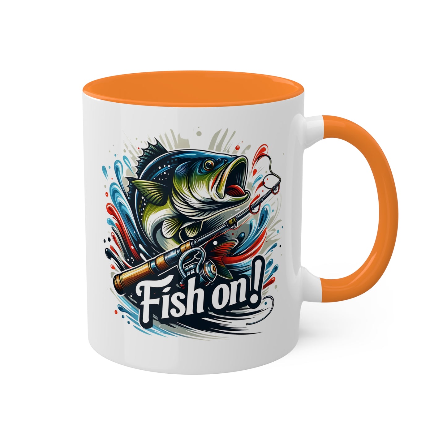 Fish On! - 11oz Colorful Fun Gift Mug