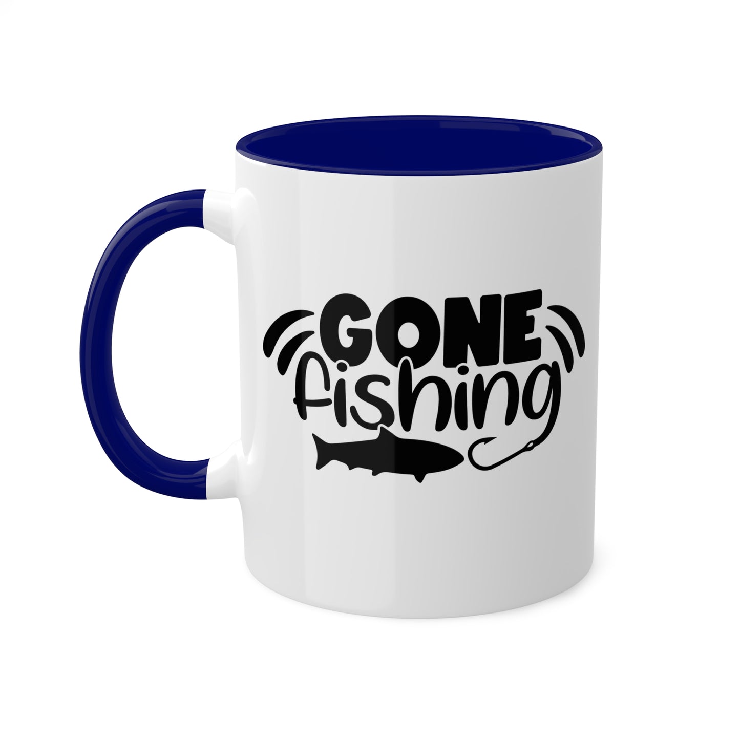 Gone Fishing - 11oz Fun Colorful Mug