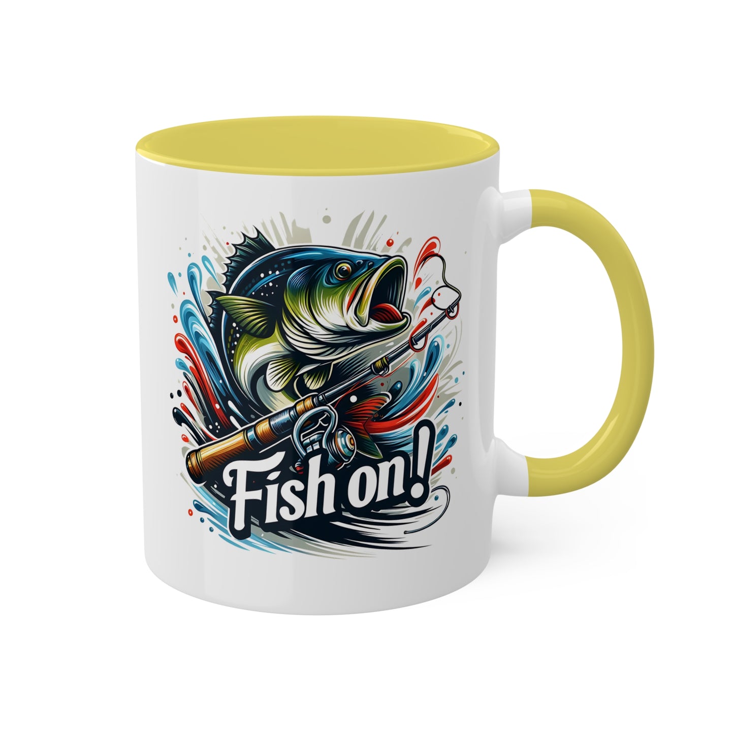 Fish On! - 11oz Colorful Fun Gift Mug