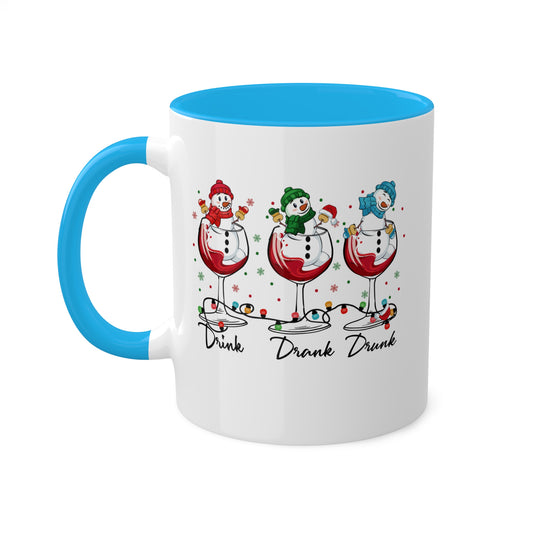 Drink Drank Drunk - 11 oz Christmas Gift Mug