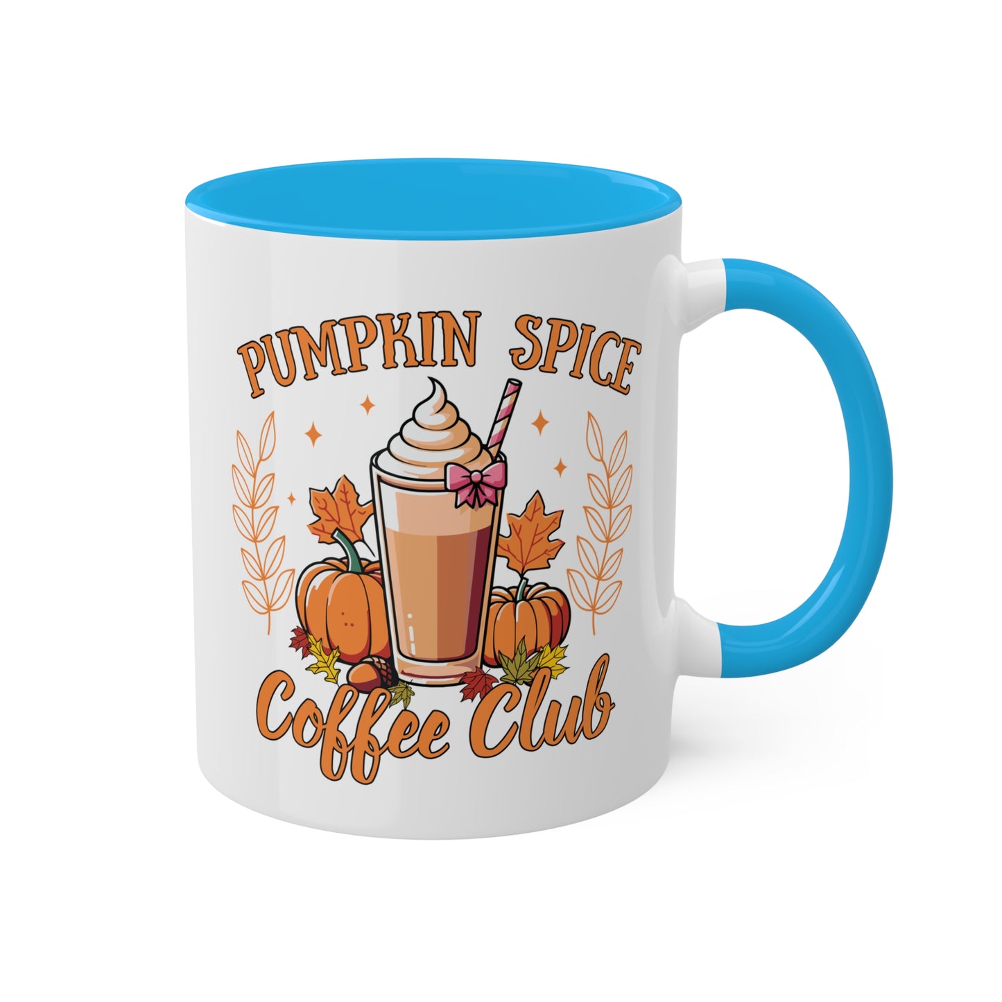 Pumpkin Spice Coffee Club - 11oz Colorful Fall Mug