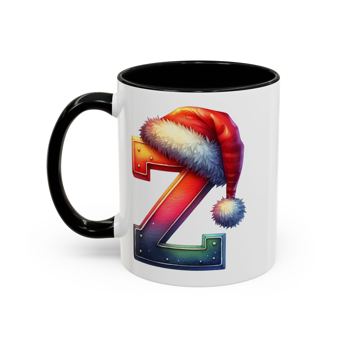 Taza con la letra "Z" del alfabeto navideño (11, 15 oz)