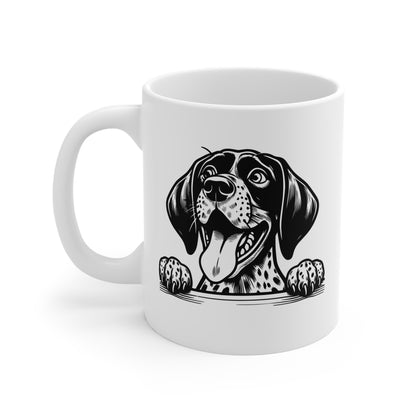 Braco alemán de pelo corto - Taza de cerámica de 11 oz